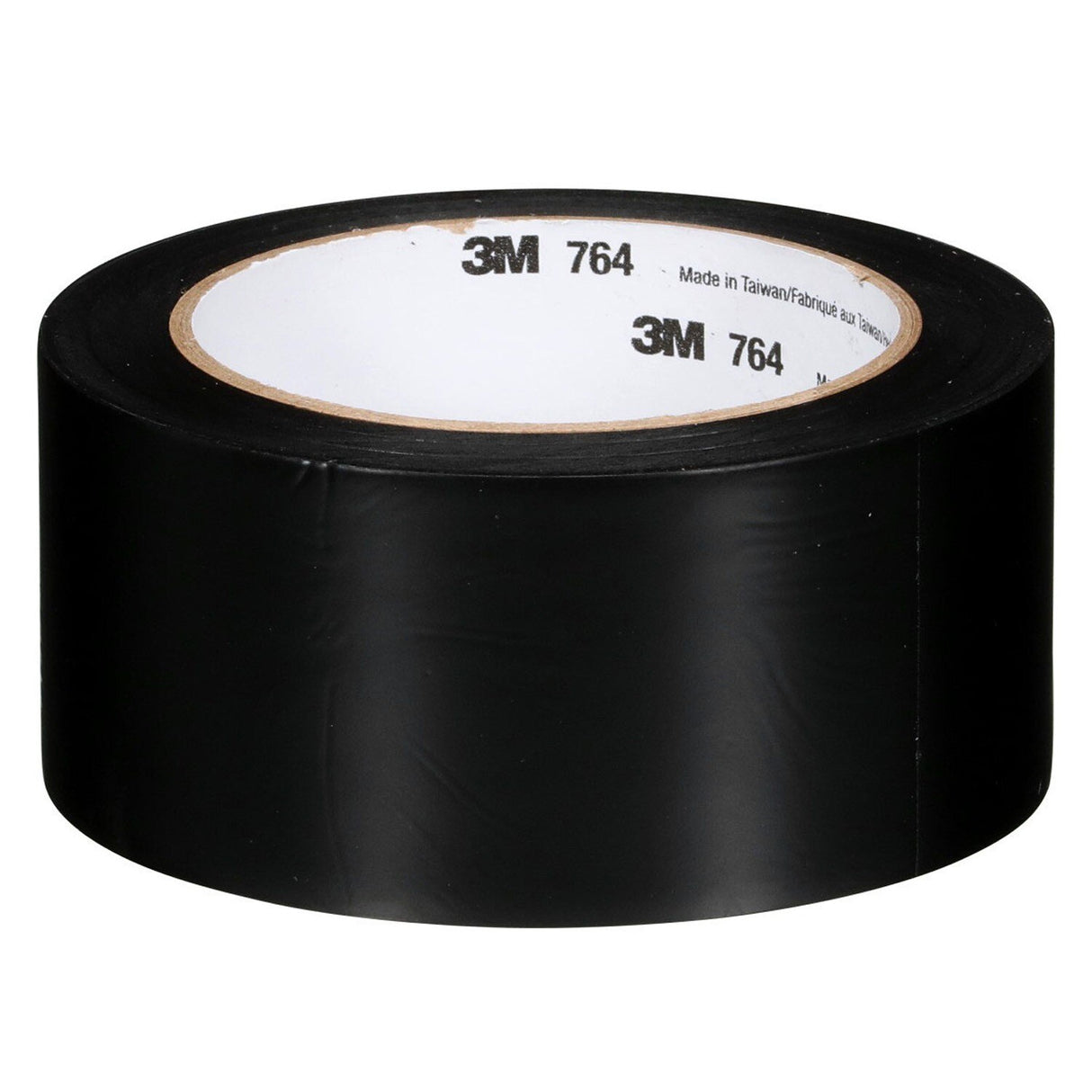 3M 764 General Purpose Vinyl Tape, Black, 2 in x 36 yd, 5 mil, Floor Marking, Color Coding, Bundling (7000028962)  - (24Pack)