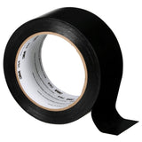 3M 764 General Purpose Vinyl Tape, Black, 2 in x 36 yd, 5 mil, Floor Marking, Color Coding, Bundling (7000028962)  - (24Pack) - 2