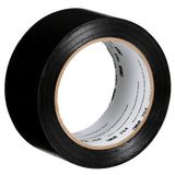 3M 764 General Purpose Vinyl Tape, Black, 2 in x 36 yd, 5 mil, Floor Marking, Color Coding, Bundling (7000028962)  - (24Pack) - 4