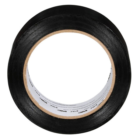 3M 764 General Purpose Vinyl Tape, Black, 2 in x 36 yd, 5 mil, Floor Marking, Color Coding, Bundling (7000028962)  - (24Pack) - 5
