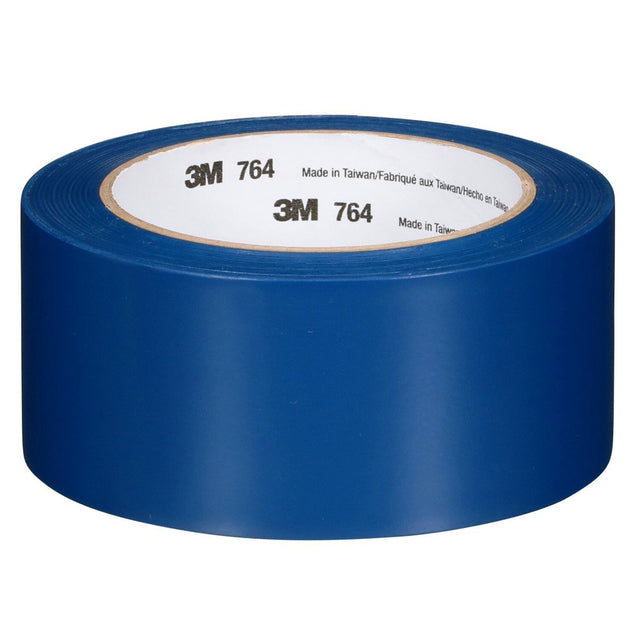 3M 764 General Purpose Vinyl Tape, Blue, 2 in x 36 yd, 5 mil (7000028963)  - (24Pack)