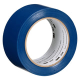 3M 764 General Purpose Vinyl Tape, Blue, 2 in x 36 yd, 5 mil (7000028963)  - (24Pack) - 3