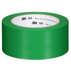 3M 764 General Purpose Vinyl Tape Green 2 in x 36 yd 5 mil Floor Marking Color Coding (7000028964)  - (24Pack)