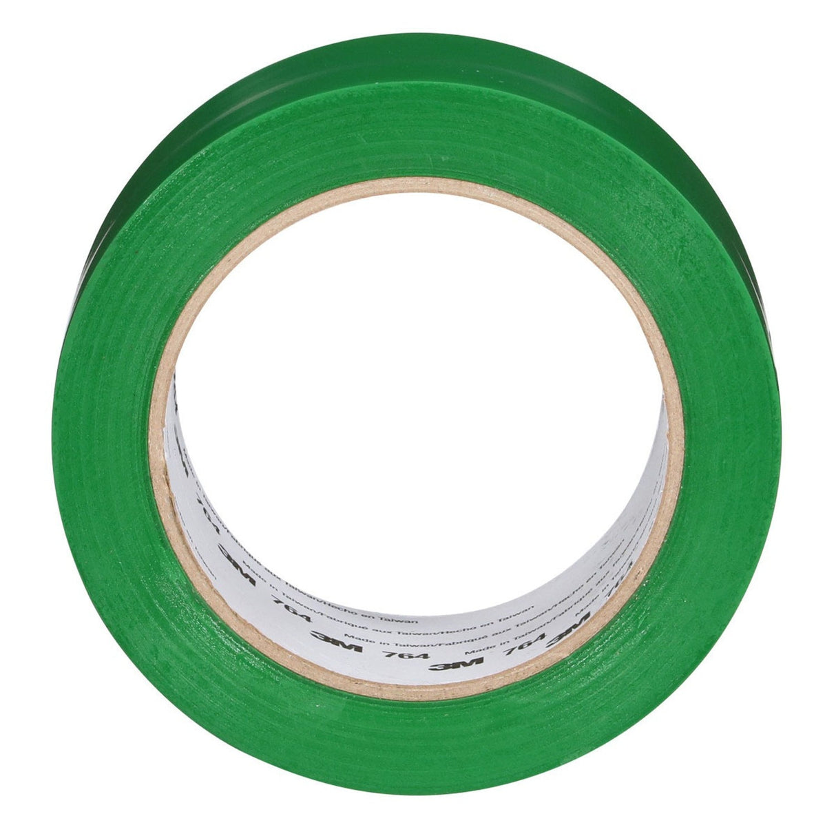 3M 764 General Purpose Vinyl Tape Green 2 in x 36 yd 5 mil Floor Marking Color Coding (7000028964)  - (24Pack) - 7