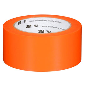 3M 764 General Purpose Vinyl Tape, Orange, 2 in x 36 yd, 5 mil (7000028965)  - (24Pack)