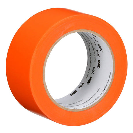 3M 764 General Purpose Vinyl Tape, Orange, 2 in x 36 yd, 5 mil (7000028965)  - (24Pack) - 2