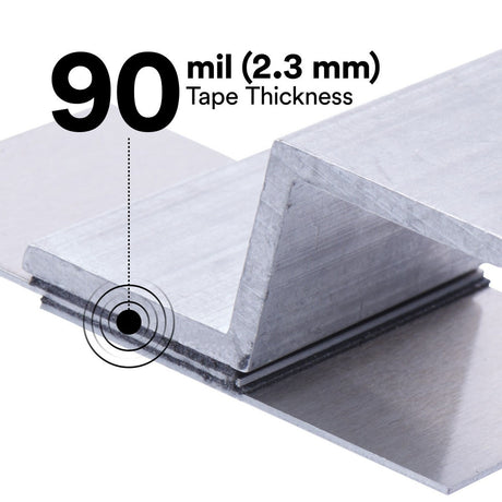 3M 4991 VHB Double-Sided Acrylic Foam Tape, Gray, 1/2 in x 36 yd, 90 mil (7000028996) (18 Pack) - 7