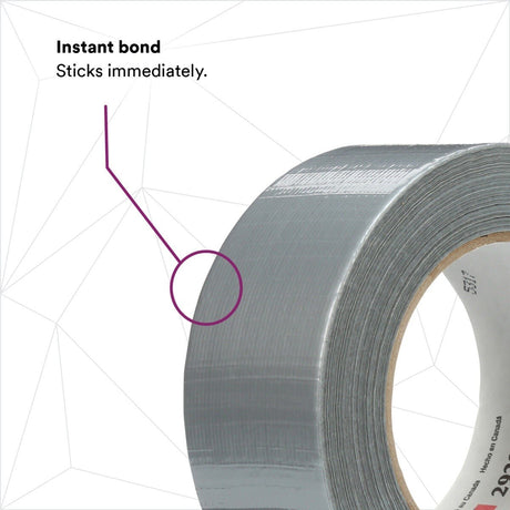 3M 2929 General Use Duct Tape, Silver, 1.88 in x 50 yd, 5.5 mil, Individually Wrapped (7000029030)  - (24Pack) - 3