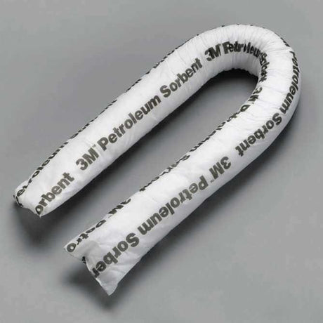 3M T-4 Oil Sorbent Mini-Boom, White, 3 in x 4 ft (7000029593) (12 Pack) - 2