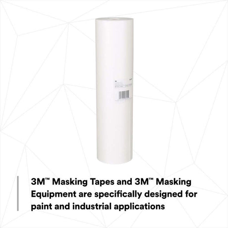 3M 06539 White Masking Paper, 18 in x 750 ft (7000029607) - 6