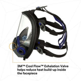 3M FF-401 Ultimate FX Full Facepiece Reusable Respirator , Small (7000029940)  - (4Pack) - 8