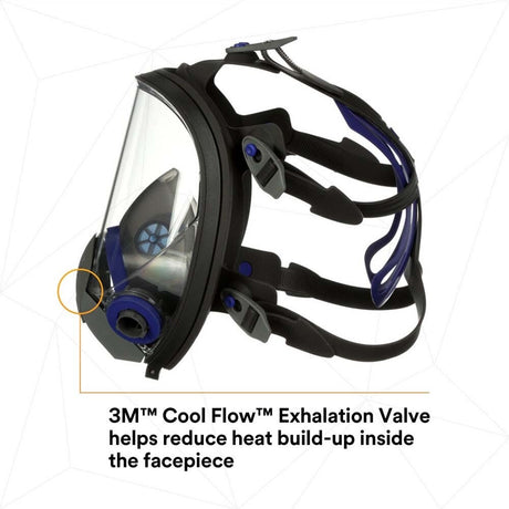 3M FF-401 Ultimate FX Full Facepiece Reusable Respirator , Small (7000029940)  - (4Pack) - 8
