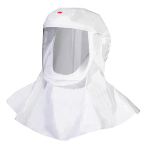 3M S-433L-5 Versaflo Hood with Integrated Head Suspension PAPR Headgear, White, Medium/Large (7000029981) (5 Pack)