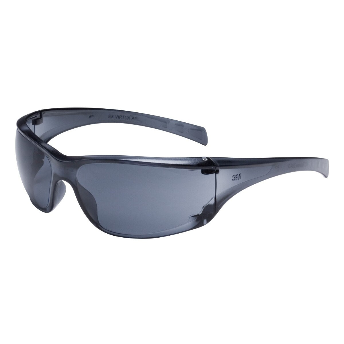 3M 11815-00000-20 Virtua AP Protective Safety Glasses, Gray Hard Coat Anti-scratch Lens, Gray Frame, Polycarbonate, 99.9 Percent UV (7000030050)  - (20Pack)
