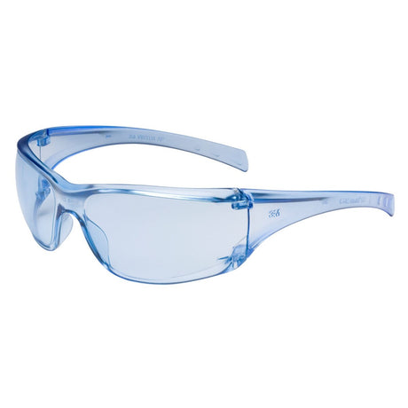 3M 11816-00000-20 Virtua Protective Eyewear, Light Blue Hard Coat Anti-Scratch Polycarbonate Lens, Blue Frame, Side Shields, ANSI Z87.1-2015, CSA Z94.3, 99.9% UV (7000030051)  - (20Pack)