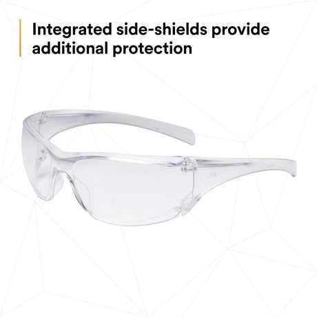 3M 11819-00000-20 Virtua AP AP Safety Glasses Clear Hard Coat Lens Clear Frame Side Shields (7000030054)  - (20Pack) - 3