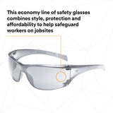 3M 11847-00000-20 Virtua AP Protective Safety Glasses, Indoor Outdoor Mirror Lens, Light Gray Frame (7000030055)  - (20Pack) - 8