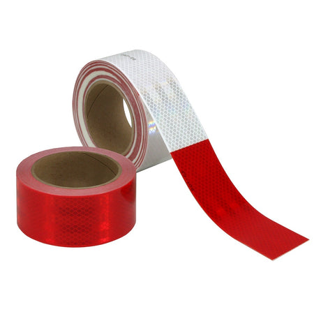 3M 983-32 Diamond Grade Conspicuity Markings, Red/White, 2 in x 18 in (7000030836) (100 Pack)
