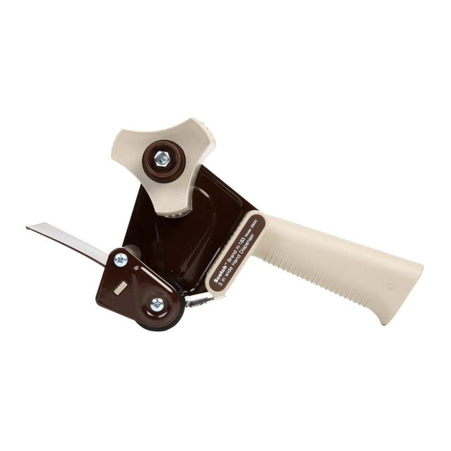 3M H183 3 Inch Box Sealing Tape Hand Dispenser for Packaging and Shipping (7000031099) (5 Pack)