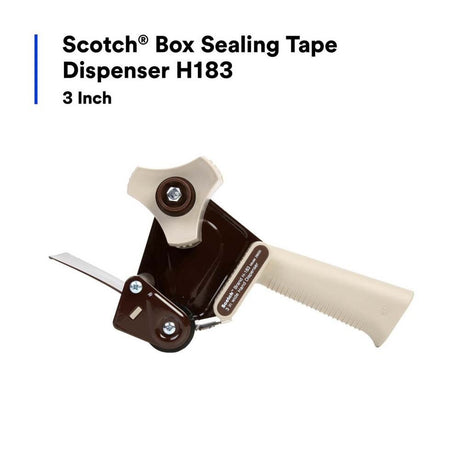 3M H183 3 Inch Box Sealing Tape Hand Dispenser for Packaging and Shipping (7000031099) - 4