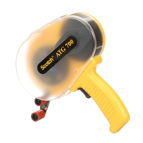 3M ATG700 Scotch Adhesive Applicator, for 1/2 in and 3/4 in wide rolls, Yellow (7000031199)  - (6Pack) - 2