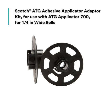 3M ATG700 Scotch Adhesive Applicator, for 1/2 in and 3/4 in wide rolls, Yellow (7000031199)  - (6Pack) - 7