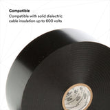 3M Scotch Vinyl Electrical Tape 22 Heavy Duty 10 mil Black 1.5 in x 36 yd (22-1.5X36YD) (7000031345)  - (12Pack) - 2