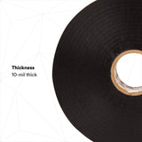 3M Scotch Vinyl Electrical Tape 22 Heavy Duty 10 mil Black 1.5 in x 36 yd (22-1.5X36YD) (7000031345)  - (12Pack) - 4