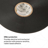 3M Scotch Vinyl Electrical Tape 22 Heavy Duty 10 mil Black 1.5 in x 36 yd (22-1.5X36YD) (7000031345)  - (12Pack) - 5