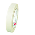 3M 69 1/2"X36YD MINI Scotch Glass Cloth Electrical Tape, Silicone Adhesive, White, 1/2 in x 36 yd (7000031352) (18 Pack)