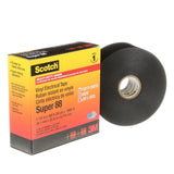 3M Super 88 88-1.5X36YD Scotch Vinyl Electrical Tape, Black, 1-1/2 in x 36 yd, Premium Grade, Rubber Resin Adhesive, PVC Backing, All-Season Heavy Duty Electrical Tape (7000031459)  - (12Pack) - 4