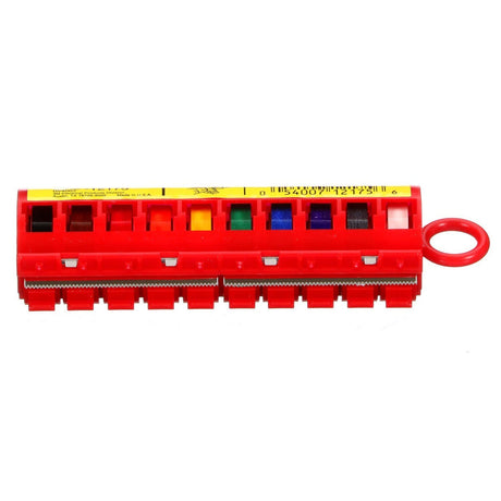 3M  ScotchCode Wire Marker Tape Dispenser with Tape, 10 Colors (STD-C) (7000031515)  - (25Pack)