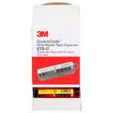 3M  ScotchCode Wire Marker Tape Dispenser with Tape, 10 Colors (STD-C) (7000031515)  - (25Pack) - 6