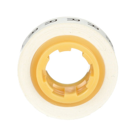 3M SDR-R Wire Marker Tape Refill Roll, White, Letter R (7000031533) (50 Pack) - 3