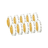 3M SDR-S Wire Marker Tape Refill Roll, Letter S, White (7000031534) (50 Pack) - 5