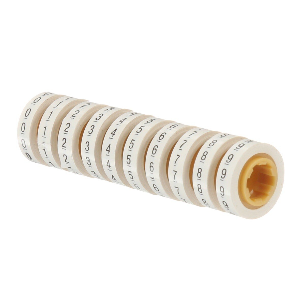 3M ScotchCode Wire Marker Tape Refill Roll, Numbers 0-9, White, 2.4 m x 5.46 mm (SDR-0-9) (7000031760)  - (10Pack)