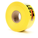 3M Scotch Buried Barricade Tape 364 Caution Buried Electric Line Below Yellow 3 in x 1000 ft (364-Y-3X1000FT) (7000031774)  - (8Pack) - 2