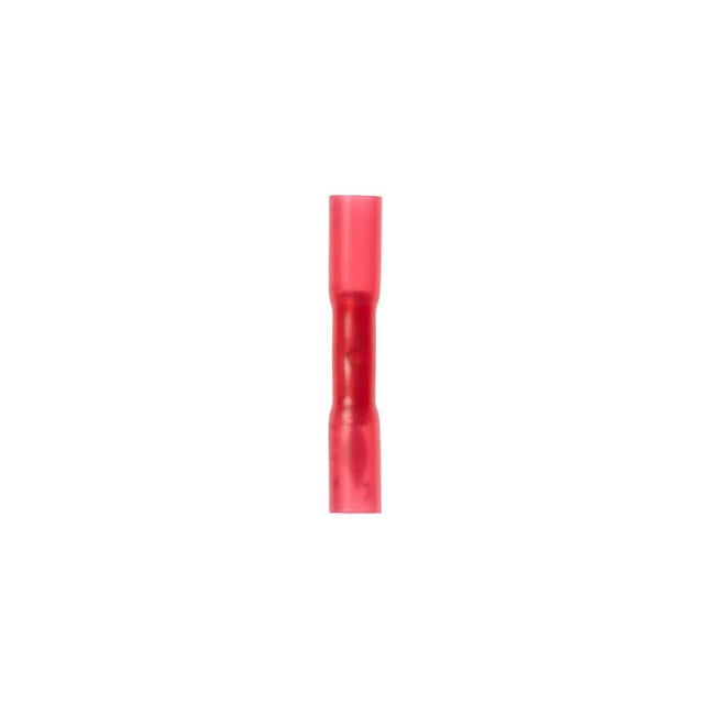 3M MH18BCX Butt Connector Heatshrink Seamless, Red (7000031842) (25 Pack)