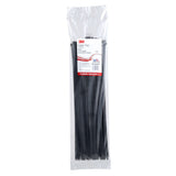 3M CT15BK50-C Cable Tie, Standard Nylon, Black, 15 in, 50 lb Tensile (7000031857) (500 Pack) - 4