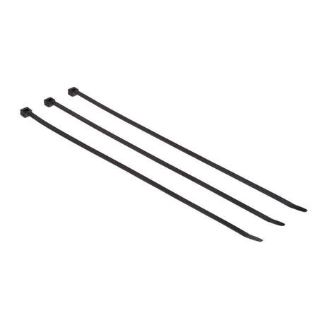 3M CT15BK120-C Black Standard Nylon Cable Tie, Self-locking, 15 in, 120 lb Tensile Strength (7000031860) (500 Pack)