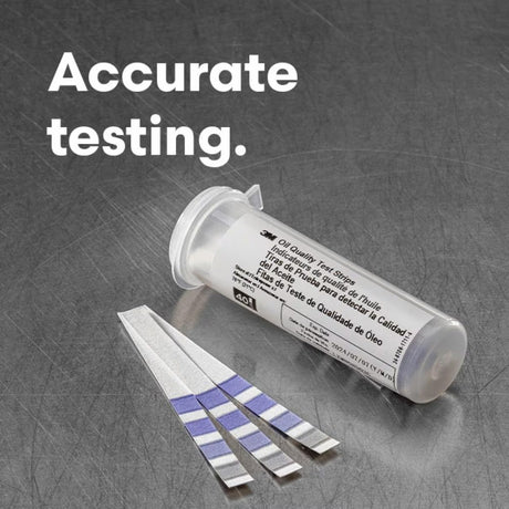 3M Low Range Oil Quality Test Strips, 40 Strips/Bottle, 5/16 in Width (7000038381) (160 Pack) - 6