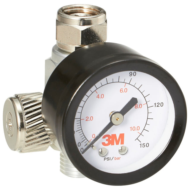 3M 16573 Accuspray Regulator and Air Flow Control Valve with Pressure Gauge (7000042715)