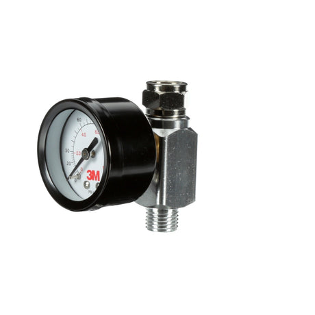 3M 16573 Accuspray Regulator and Air Flow Control Valve with Pressure Gauge (7000042715) - 2