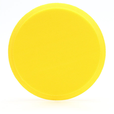 3M 05717 Hookit Back-up Pad, Threaded 5/8-11, Foam, Yellow, 7 in x 3/4 in (7000042720)