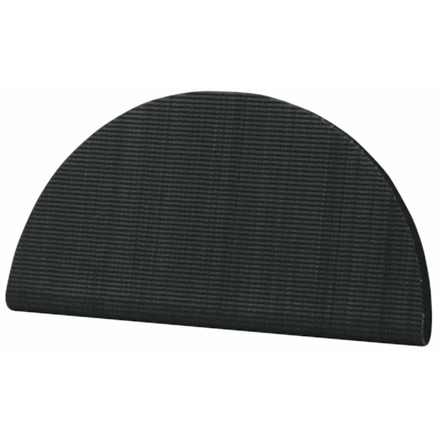 3M Hookit Half Round Pad 05792, Medium Density Foam, Black, 6 in (5792) (7000042724)  - (20Pack)