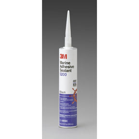 3M 5200 Marine Adhesive Sealant, Black, 10 fl oz Cartridge (06504) (7000042727)  - (12Pack)