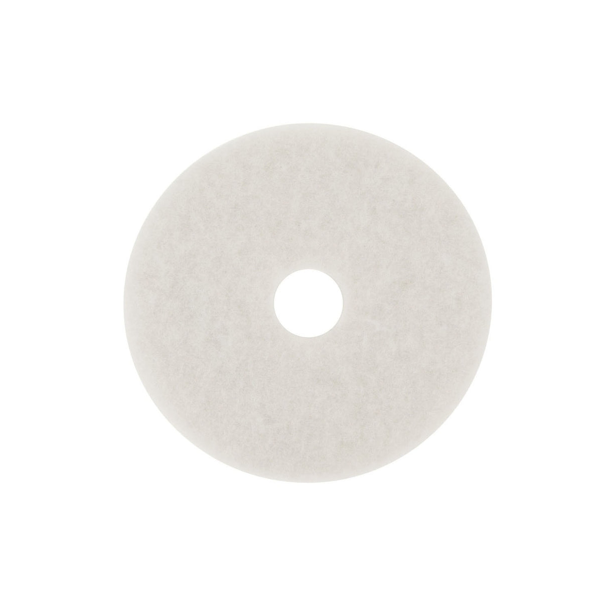 3M 4100 White Super Polish Pad, Center Hole, Fine, 18 in (7000042732) (5 Pack)