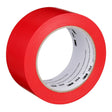 3M 764 General Purpose Vinyl Tape, Red, 2 in x 36 yd (7000042793)  - (24Pack)