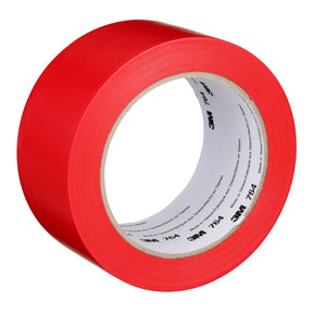 3M 764 General Purpose Vinyl Tape, Red, 2 in x 36 yd (7000042793)  - (24Pack)