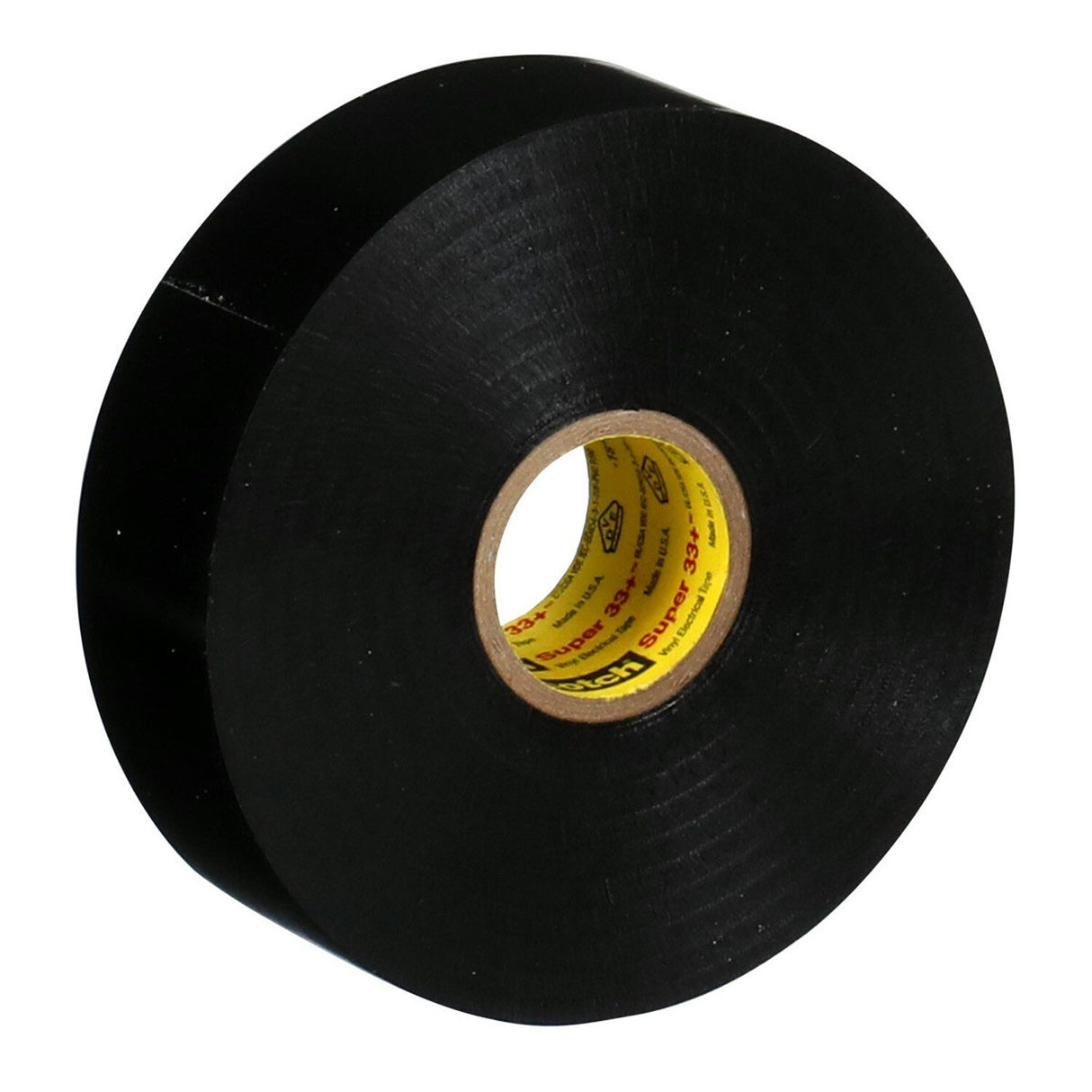 3M Scotch Super 33+ Electrical Tape, Black, 1 in x 36 yd (33+-1X36YD-1) (7000043003)  - (48Pack) - 4